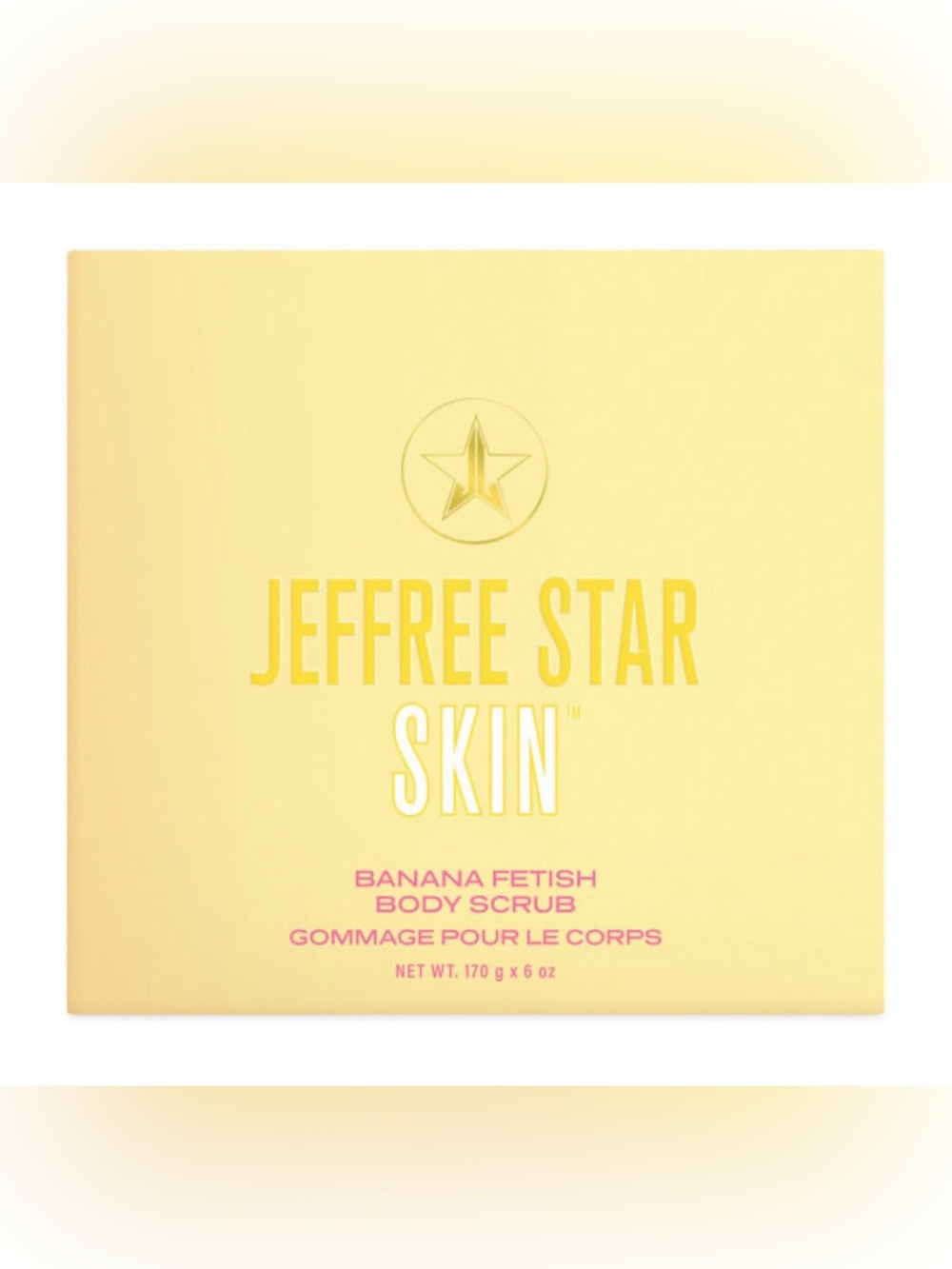 Jeffree Star Cosmetics Banana Fetish Body Scrub NIB